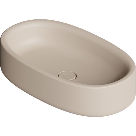 IDILLA vasque 60x35. Sable mat. Bonde. Sans Siphon