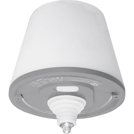 Lampe bouteille LED Lamprusco blanc chaud & batterie RGB