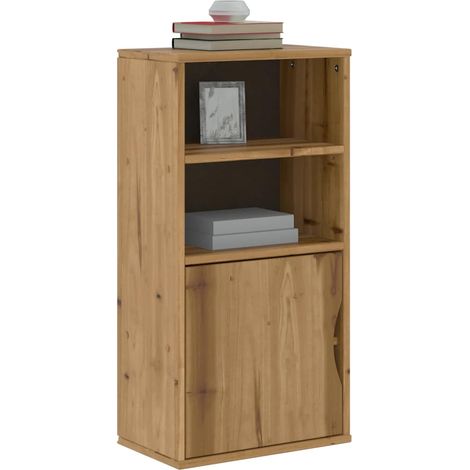 Beistellschrank ODDA 40x24x79 cm Massivholz Kiefer