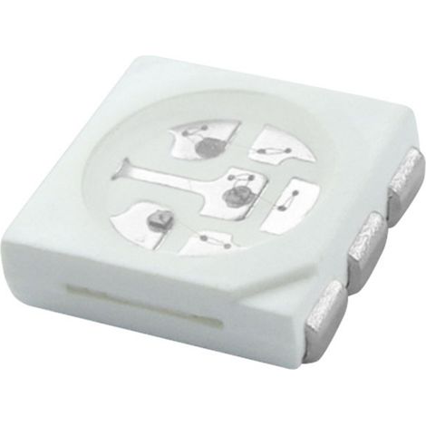 HuiYuan  SMD-LED  5050 Weiß  120 ° 20 mA 3.4 V