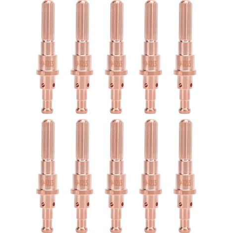 10 Électrodes Plasma 9-8215 en Laiton Pièce de Rechange pour Torche de Coupe Thermal Dynamics SL60 SL100 (1/5)