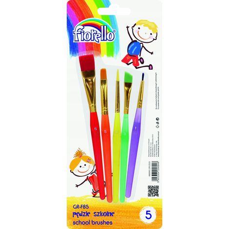 Pinceles Fiorello GR-FB5, 5 unidades.