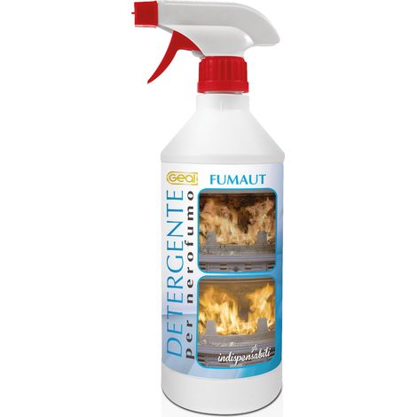 GEAL FUMAUT. Detergente per nerofumo specifico per vetri di stufe e camini ecc. (1/3)
