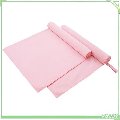 42011490 Serviettes de sport 2 pcs Rose 180 x 90 cm (1/5)