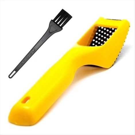 Lime à Main Lime à Dents de Deuxième Coupe, Rabot à Main pour Bois/Plastique/Poterie, Outil de Façonnage, Outil en Argile avec (1/4)