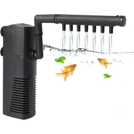 Filterpumpe – ZULBCEO – 600 l/h – Aktivkohle – Extrem leise – Wasserdicht (1/4)