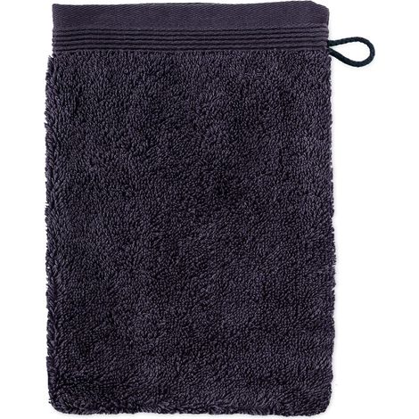 möve Superwuschel - Guanto da bagno, 20 x 15 cm, in 100% cotone, colore: Grigio scuro (1/5)