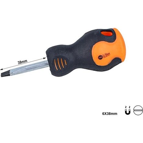 Cacciavite a Taglio 6X38mm Con Punta Magnetica
