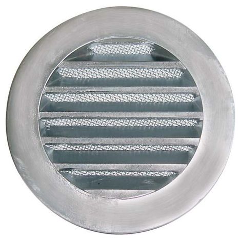 grille ronde aluminium diamètre 132mm
