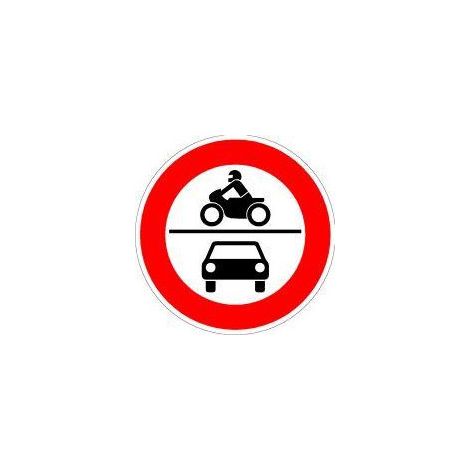 VKZ.260 Rond 600mm proibisce veicoli a motore e veicoli con etichetta di qualità del motore Ral Film RA1