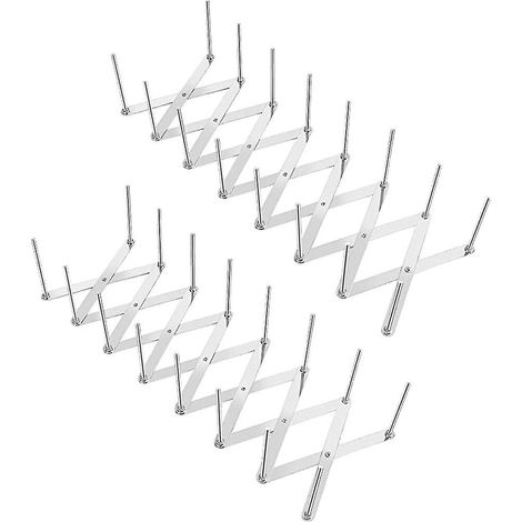 Support réglable pour couvercles de casseroles en acier inoxydable, support pour couvercles de casseroles en acier inoxydable, panier vapeur (1/4)