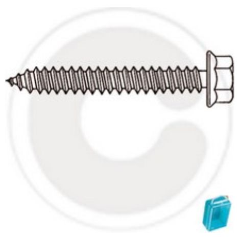 cf 20 pcs boulons d&39ancrage autotaraudants galvanisA s A  tA te hexagonale pour mA tal 6x30 mm