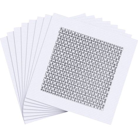 Lot de 8 patchs de épaation muaux en fibe de vee pou cloison sèche - Pou couvi les fissues et les tous su les clôtues en vinyle - Patchs autocollants en aluminium (1/5)