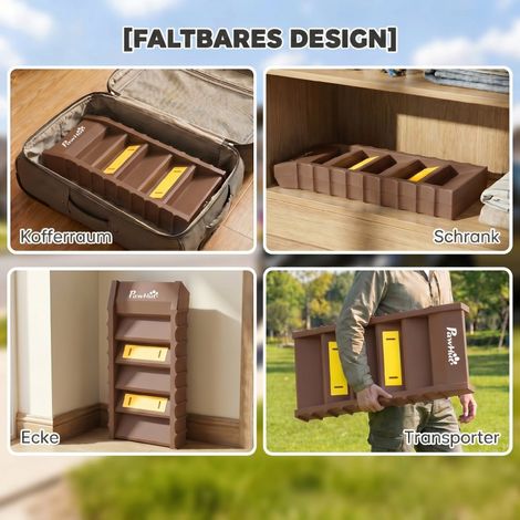 Rampe pliable pour chien, escalier canin 10 marches antidérapant, 154x40cm, idéale chien moyen jusqu'à 25kg (1/5)