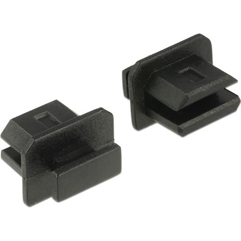 Delock Cubierta contra Polvo para mini Displayport hembra con agarre. 10 piezas en negro