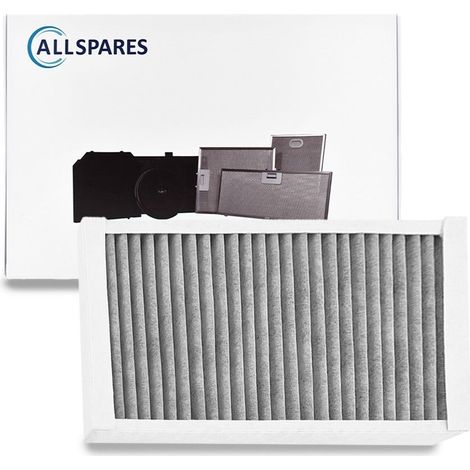 Filtro de polvo fino AllSpares para campanas extractoras compatible con Pelgrim ATAG HF3004 (180x259x30mm) (1/5)
