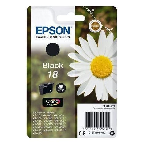 Cartucho Epson T1801 - Margarita - Negro