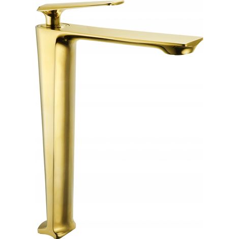 Mexen Ares hohe Waschtischarmatur, Gold - 744110-50 (1/2)