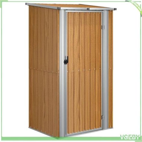 Abri de jardin - FAFEICY - 150902 - Acier galvanisé - 118,5x97x209,5 cm - Porte verrouillable (1/5)