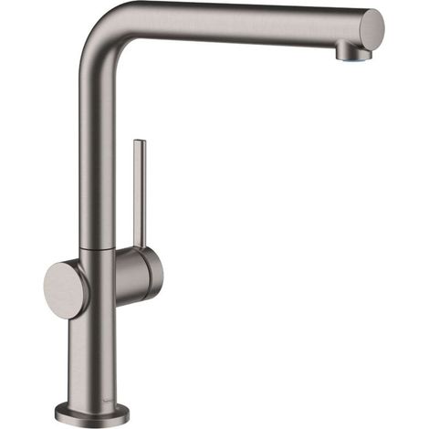 Hansgrohe M54 - Grifo de fregadero Talis, cromo negro cepillado 72840340 (1/3)