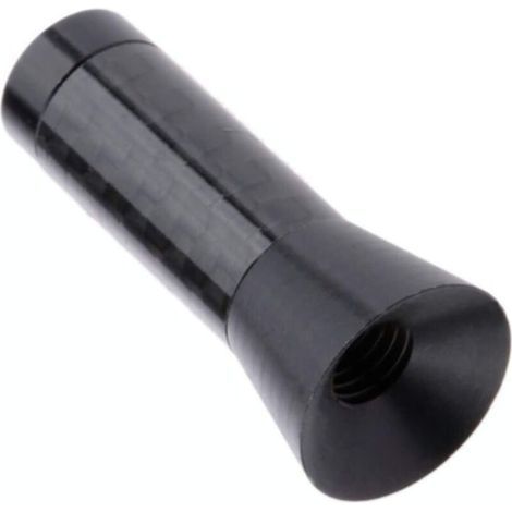 Stück (schwarze) Autoantenne aus Kohlefaser, universelle Autoantenne, kurze Mini-Autoantenne (3,5 cm) zur Unterdrückung statischer Elektrizität und Verbesserung des AM/FM-Signals. (1/5)