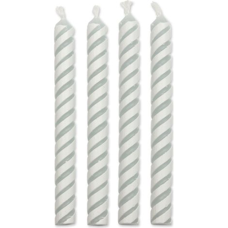 Lot de 24 Bougies, Plastique, Blanc, 0.5 x 0.5 x 5.9 cm (1/2)