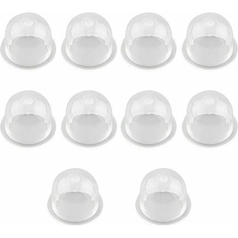 10 Pcs Pompe d'Amorçage Pompe Ampoule Carburateur Remplacer Huile Carburateur Tondeuse à La Tronçonneuse Pompe à Essence Carburateur Pompe Universelle en Plastique Poire Piston Accessoires (1/5)