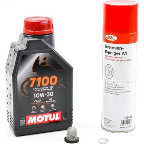 Kit Entretien Vidange Standard pour HONDA FORZA 125 de 2015 à 2024 - MOTUL 7100 10W30 1L