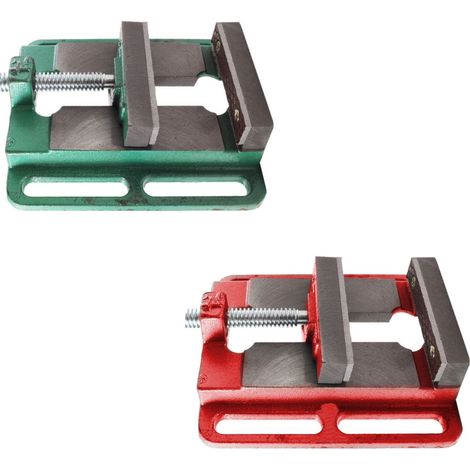 Trade Shop - Mordaza Canasce Soporte De Hierro Fundido Para Taladro 110 Mm -