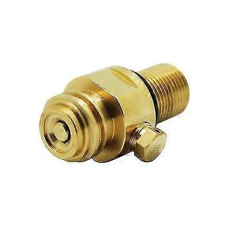 Adaptateur convertisseur de recharge de cartouche de CO2 M18x1,5 vers TR21-4 (1/3)