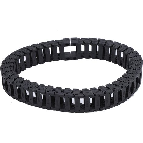 Chaîne porte-câbles en nylon, silencieuse, détachable, S18 x 25, 0,7 mètre (1/5)