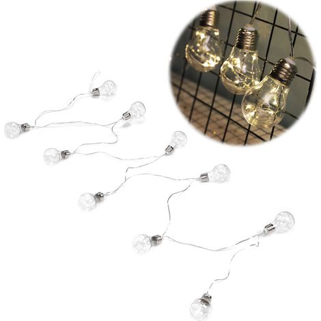 Guirlande lumineuse LED E27 (100 LED, fil de cuivre) - Ampoules pour la maison, les fêtes, les vacances, les cadeaux d'anniversaire, les chambres d'enfants, les chambres à coucher, la décoration de bu (1/5)