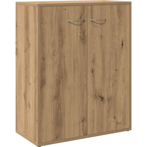 vidaXL Credenza Rovere Artigianale 60x30x75 cm in Legno Multistrato