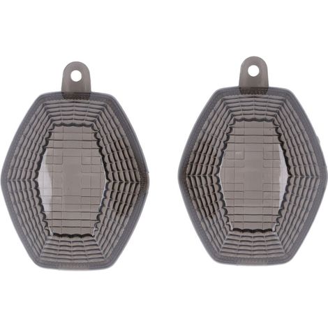 Coperchio di ricambio per lente indicatore di direzione anteriore sinistro e destro per SUZUKI DL 1000 V-Strom 2006-2012 nero -Crezuo (1/5)