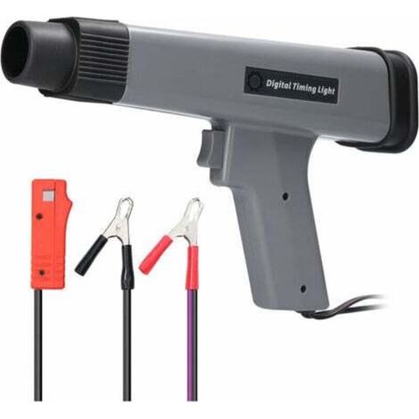 12V Professionelles Induktions-Digital-Display-Stroboskoplicht für Auto- und Motorrad-Benzinmotor-Zündzeitpunkt-Detektor, Auto- und Motorrad-Diagnosewerkzeug (1/5)