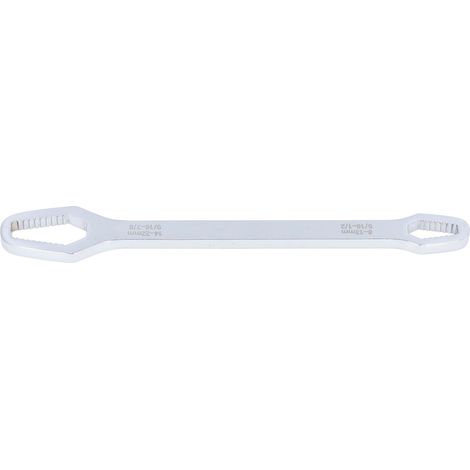 Clé universelle 8-22mm pour réparation automobile et bricolage, finition argentée durable (1/5)