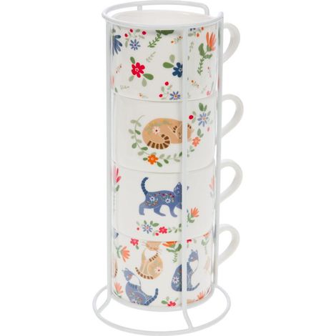 Amadeus - Coffret rack 4 tasses Loris 20cl (1/3)