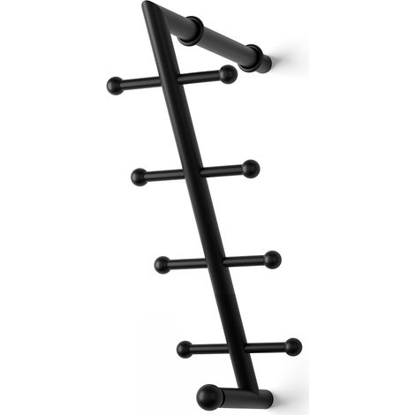 Edelstahl Kleiderhaken Wandgarderobe Schwarz matte Garderobenkonsole Garderobe (1/3)