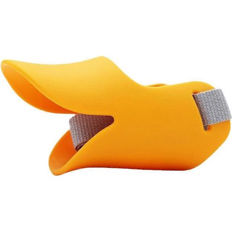 Filiyano-Muselière anti-aboiement pour petits chiens, muselière de sécurité réglable pour animaux de compagnie, orange P (1/5)