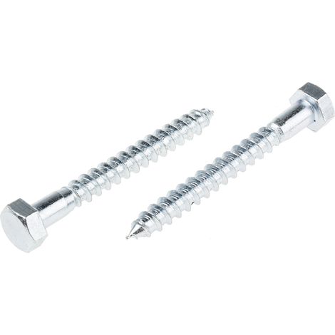 Vis tire-fond, 8mm x 70mm, en Acier, en Acier trempé ( Prix pour Sachet de 25 ) (1/2)