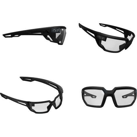 Mechanix Wear Vision Type-X (taille unique, noir/noir)