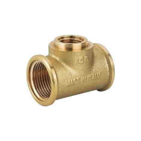 TEE RIDOTTO FFF IN OTTONE GIALLO Misura: 1" x 3/4" x 1"