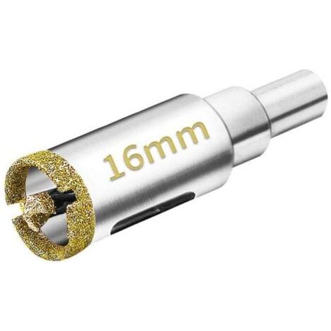 BARKBUSTERS 2 pièces Scie Cloche Diamantée 16mm Set avec Foret Guidage de Centrage, Scie Cloche Carrelage avec revêtement diamant, Foret trépan Diamant pour verre, carrelage, céramique, marbre, grani (1/4)