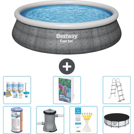 Bestway Bestway Fast Set Ronde - 457x107 cm - 8-pièces S382 (1/5)