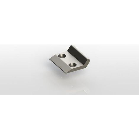 Gâche latérale pour serrure antipanique UNICO et MODULO argent - ANTIPANIC