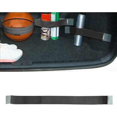 Ceinture d'coffre voiture – Ceinture rangement très élastique pour extincteur – Organiseur coffre avec – Rangement facile pour voitures, camionnettes