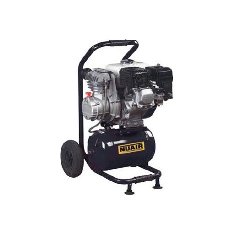 Nuair - Compresseur à moteur thermique essence mobile 4CV 3kW 10L 10 bar - PIONNER 236/4S-HONDA