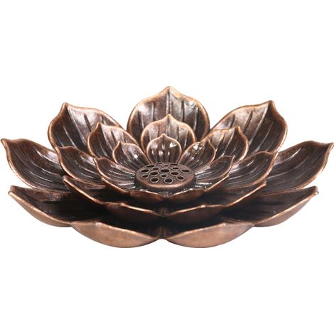 Porte-Encens Attrape-Cendres en Forme de Brûleur pour Cônes d'Encens - Attrape-Cendres pour Méditation, Chambre, Studio De Yoga, Spa, Aromathérapie, Décoration De La Maison