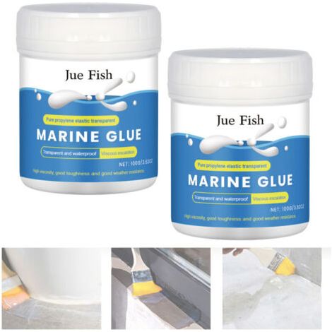 Agent anti-fuite imperméable transparent (100g) – 2 paquets – Imperméabilisant acrylique silicone haute résistance pour joints, fissures et surfaces céramiques/ciment (1/4)