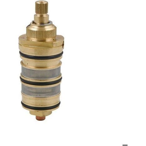 Brass thermostatic shower faucet with cartridge and handle for shower mixer (1/5)